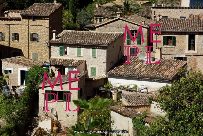 : Deia, Mallorca, Spain, - Old Houses : Deia, Mallorca, Spain, - Old Houses