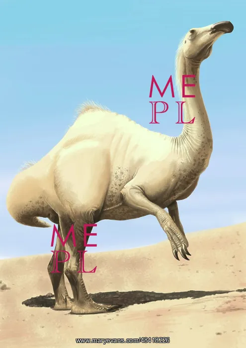 : Deinocheirus standing under the Sun : Deinocheirus standing under the Sun
