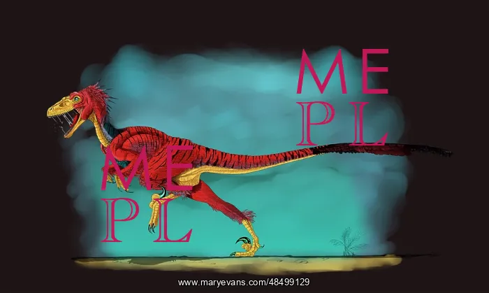 : Deinonychus, a genus of carnivorous dromaeosaurid dinosaur : Deinonychus, a genus of carnivorous dromaeosaurid dinosaur