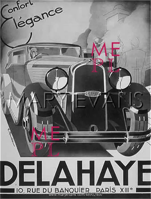 : DELAHAYE ADVERT 1931 : DELAHAYE ADVERT 1931