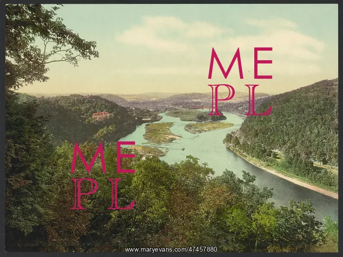 : Up the Delaware from the Water Gap : Up the Delaware from the Water Gap