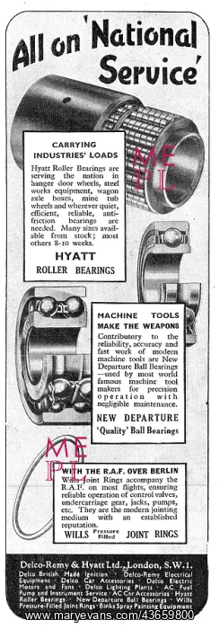  : Delco-Remy Bearings