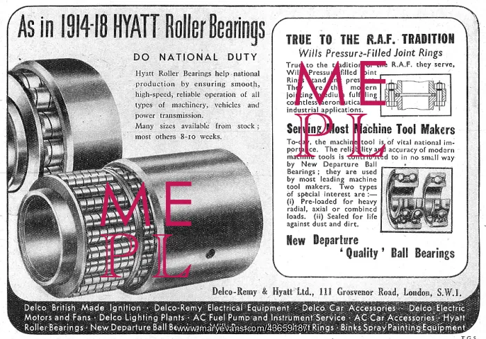 : Delco-Remy Hyatt Bearings : Delco-Remy Hyatt Bearings