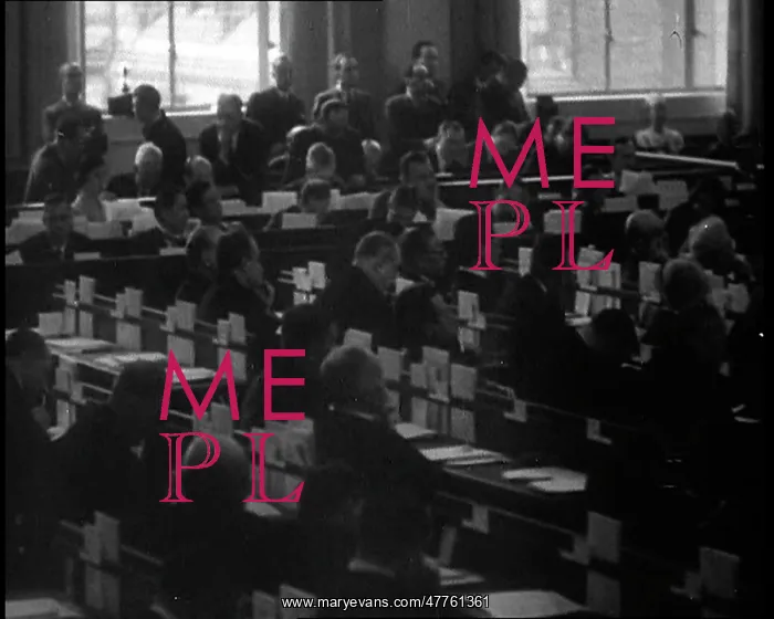 : Delegates Listening to a Speech at the Monetary : Delegates Listening to a Speech at the Monetary