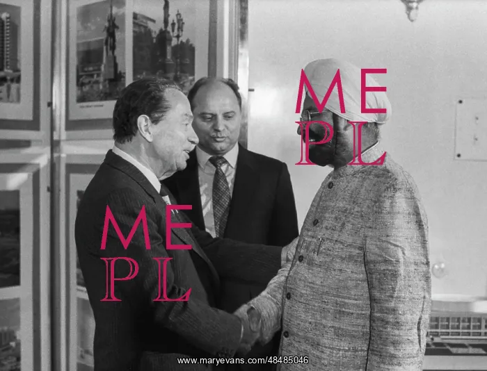 : Delegation from India visits USSR : Delegation from India visits USSR