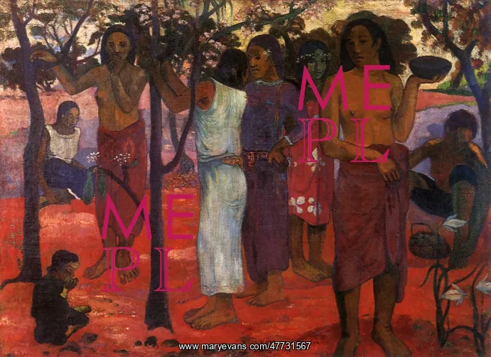 : Delightful Day, by Gauguin : Delightful Day, by Gauguin