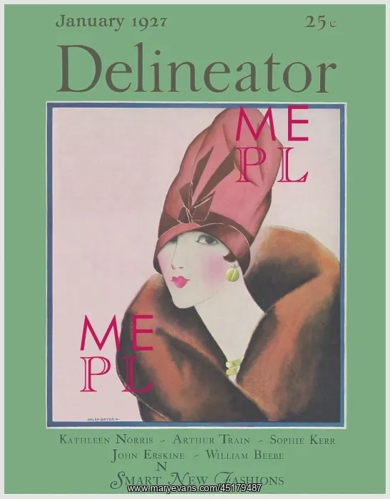 : Delineator cover January 1927 : Delineator cover January 1927