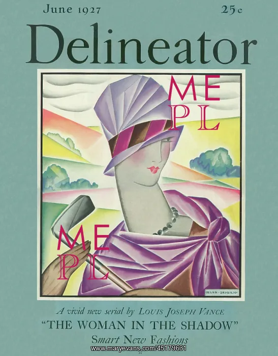: Delineator cover June 1927 : Delineator cover June 1927