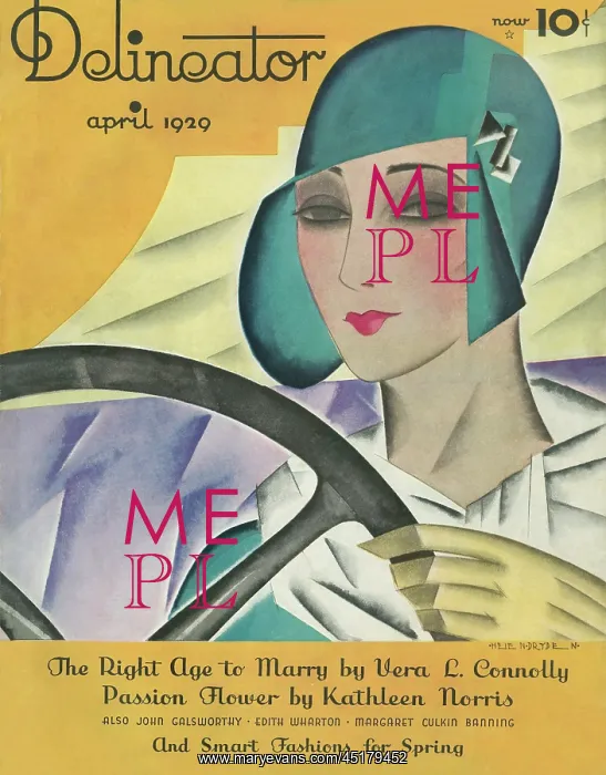 : Delineator magazine front cover April 1929 : Delineator magazine front cover April 1929