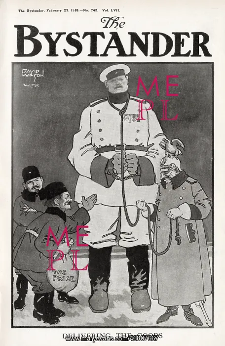 : Delivering the Goods, WWI cartoon : Delivering the Goods, WWI cartoon