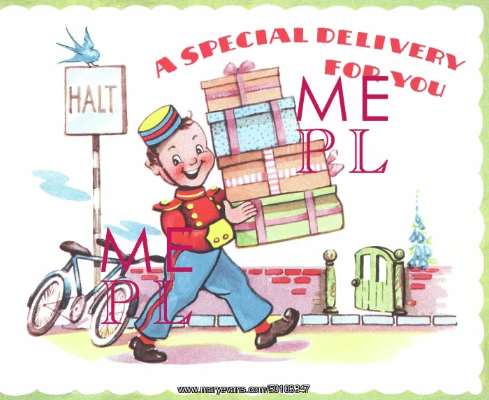 : Delivery Boy with Gifts : Delivery Boy with Gifts