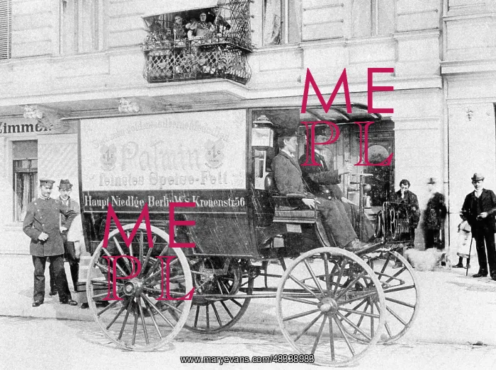 : Delivery van, approx. 1900 : Delivery van, approx. 1900