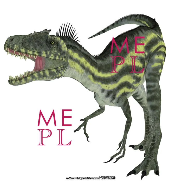 : Deltadromeus dinosaur, white background : Deltadromeus dinosaur, white background