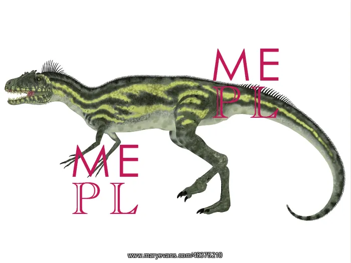 : Deltadromeus dinosaur, white background : Deltadromeus dinosaur, white background
