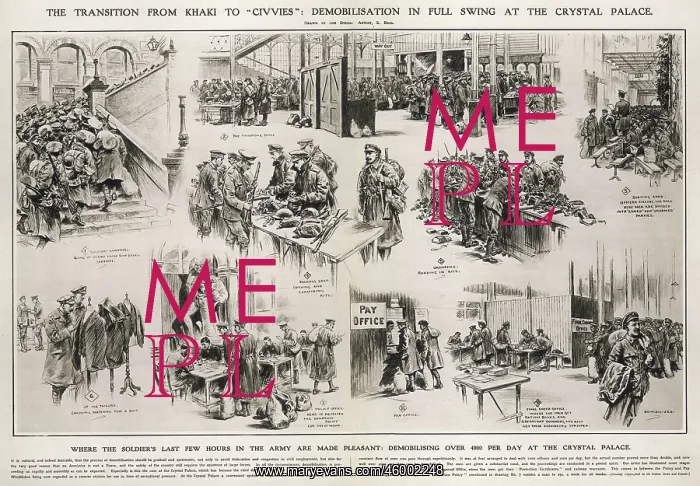 : DEMOBILISATION AFTER WWI : DEMOBILISATION AFTER WWI