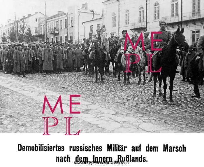 : Demobilized Russian troops, 1918 : Demobilized Russian troops, 1918