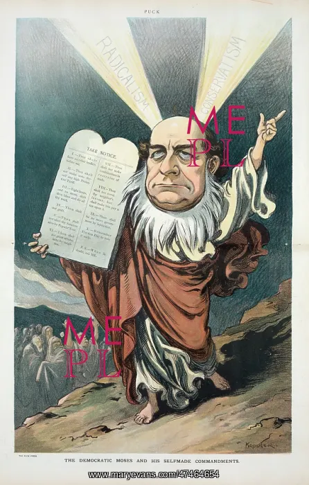 : The Democratic Moses and his selfmade commandments : The Democratic Moses and his selfmade commandments