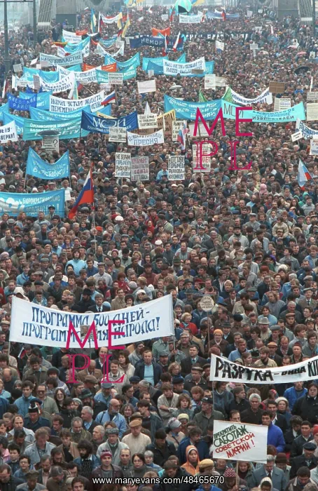 : Democratic opposition manifestation, 1990 : Democratic opposition manifestation, 1990