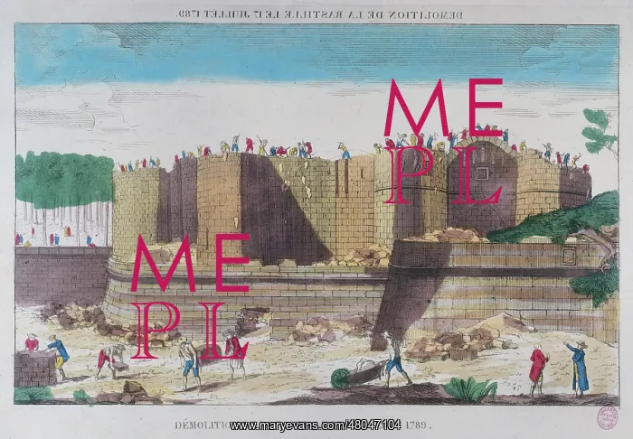  : Demolition of the Bastille, On