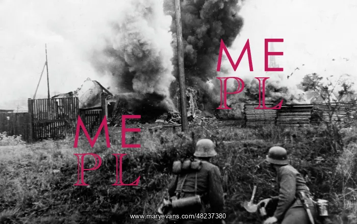 : Demolition of buildings in the Memel bridgehead, 1944 : Demolition of buildings in the Memel bridgehead, 1944