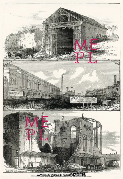 : Demolition of the Great Eastern Railway Extension : Demolition of the Great Eastern Railway Extension