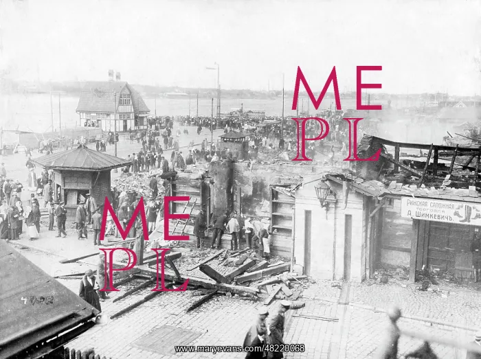 : Demolition in Riga, 1917 : Demolition in Riga, 1917