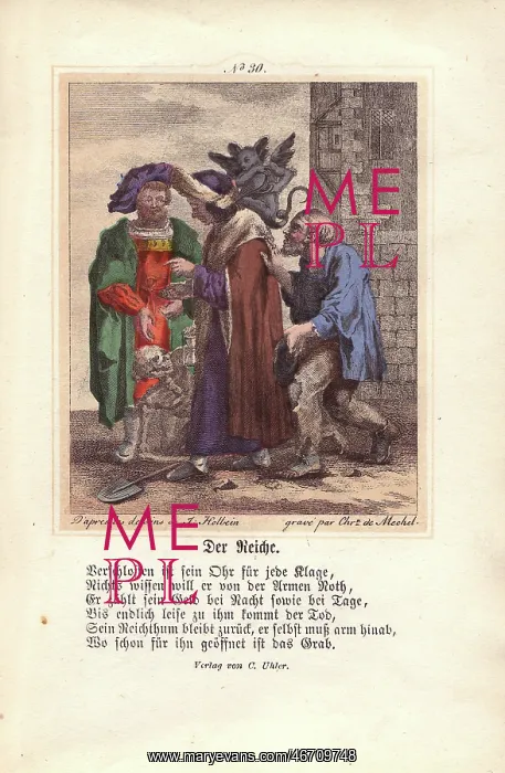 : A Demon blows corruption into the ear of a : A Demon blows corruption into the ear of a