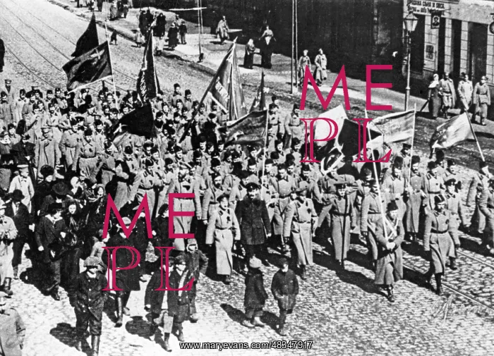 : Demonstration on the 1st of May in Riga, 1917 : Demonstration on the 1st of May in Riga, 1917
