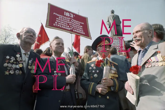 : Demonstration on the 9th of May in Moscow : Demonstration on the 9th of May in Moscow