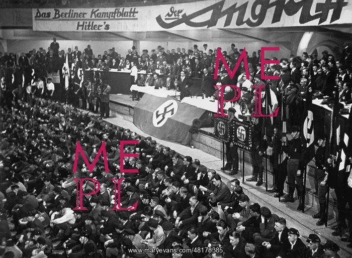 : Demonstration assembly of the NSDAP, 1932 : Demonstration assembly of the NSDAP, 1932