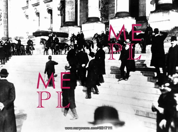 : Demonstration in Berlin against the Prussian : Demonstration in Berlin against the Prussian