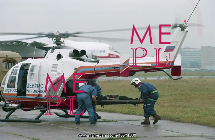 : Demonstration of BO-105 helicopter : Demonstration of BO-105 helicopter