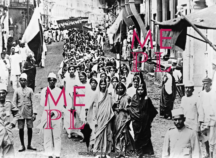 : Demonstration in Bombay against British colonial rule, 1931 : Demonstration in Bombay against British colonial rule, 1931