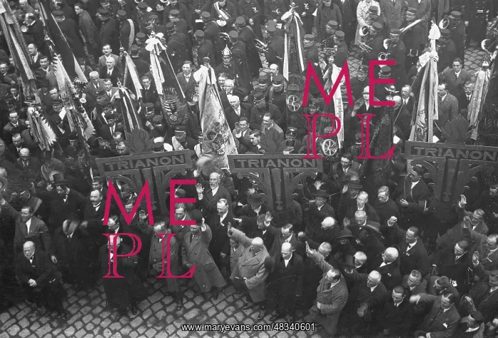 : Demonstration in Budapest against the Treaty of Trianon : Demonstration in Budapest against the Treaty of Trianon
