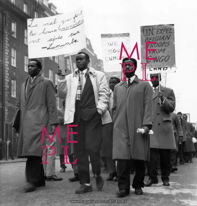 : Demonstration for Congo's independence : Demonstration for Congo's independence