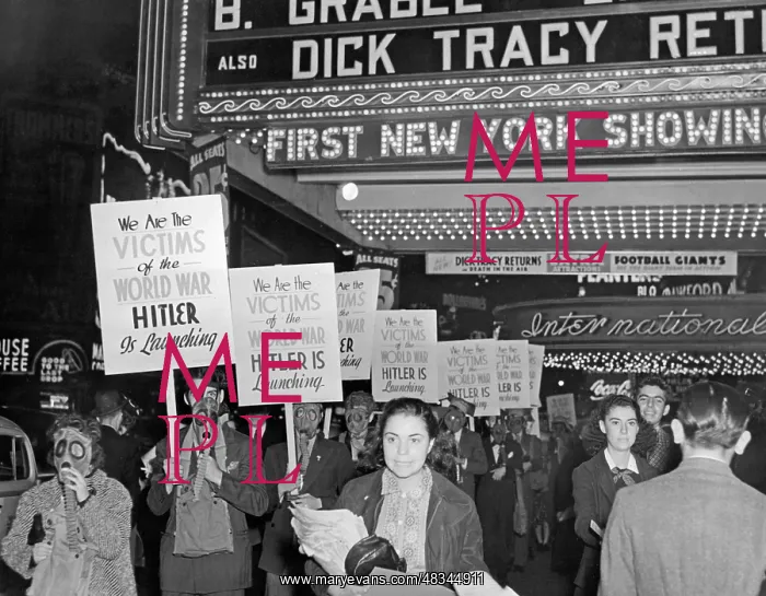 : Demonstration against Hitler in New York, 1938 : Demonstration against Hitler in New York, 1938