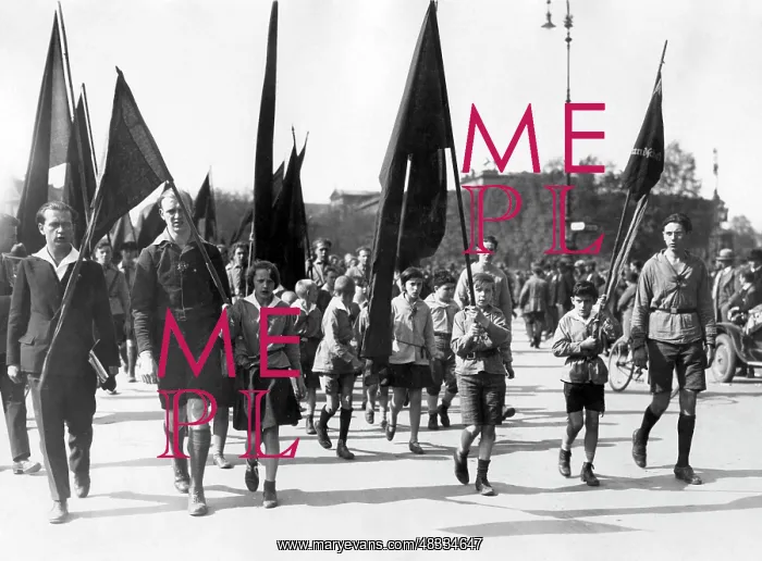 : Demonstration of the KPD in Berlin, 1930 : Demonstration of the KPD in Berlin, 1930