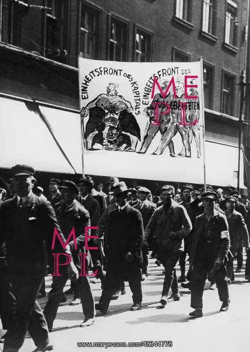 : Demonstration of KPD workers, 1930 : Demonstration of KPD workers, 1930