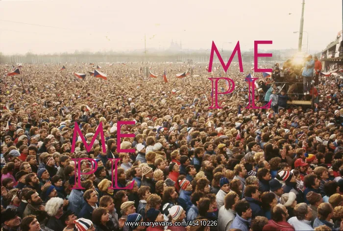 : Demonstration - Letna plain - Prague - general view : Demonstration - Letna plain - Prague - general view