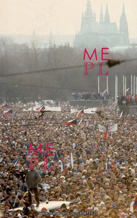 : Demonstration - Letna plain - Prague - general view : Demonstration - Letna plain - Prague - general view