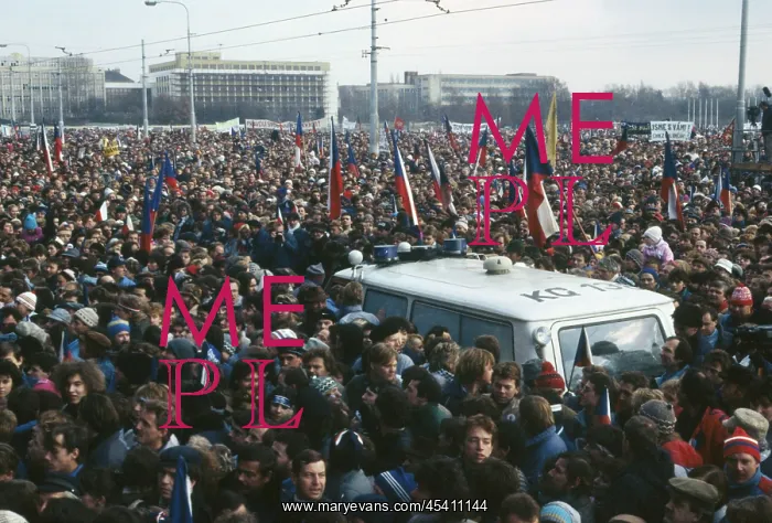 : Demonstration - Letna plain - Prague - general view : Demonstration - Letna plain - Prague - general view