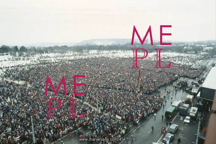 : Demonstration - Letna plain - Prague - general view : Demonstration - Letna plain - Prague - general view