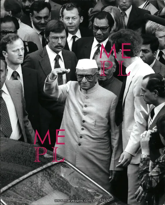: Demonstration in London on arrival of PM Desai of India : Demonstration in London on arrival of PM Desai of India