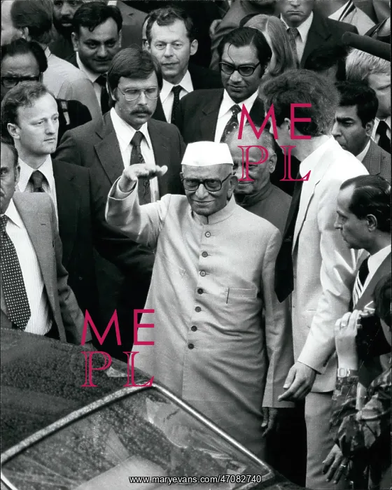: Demonstration in London on arrival of PM Desai of India : Demonstration in London on arrival of PM Desai of India
