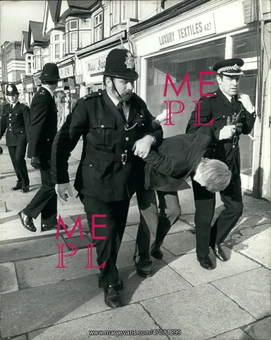 : Demonstration by National Front, East London : Demonstration by National Front, East London