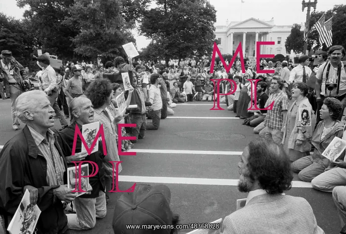 : Demonstration near the White house : Demonstration near the White house