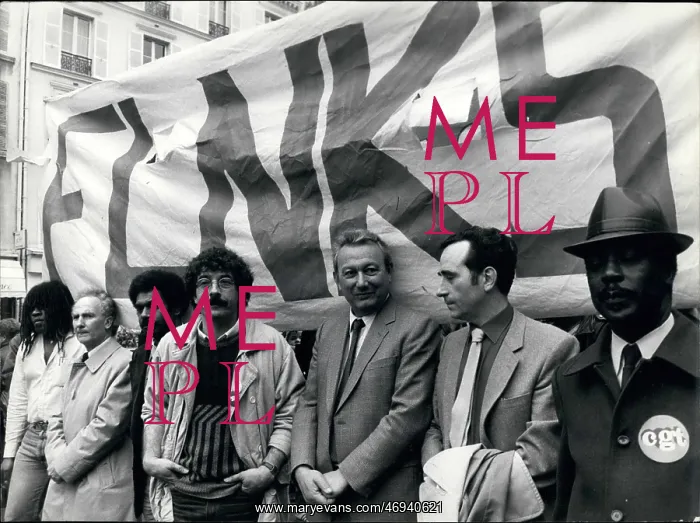 : Demonstration for New Caledonia independence, Paris : Demonstration for New Caledonia independence, Paris