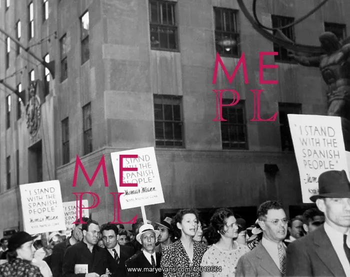 : Demonstration in New York, 1937 : Demonstration in New York, 1937