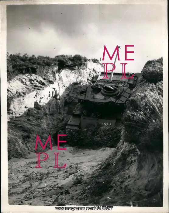  : Demonstration of obstacle crossing, Bovington Camp, UK