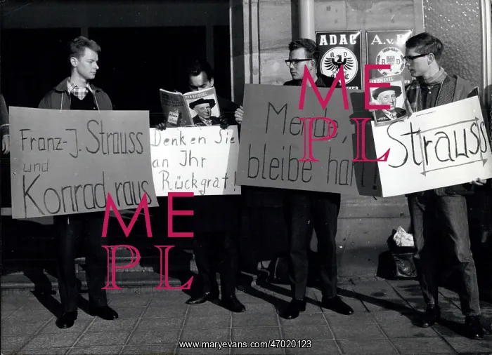 : Demonstration outside FDP meeting, Nuremberg, Germany : Demonstration outside FDP meeting, Nuremberg, Germany